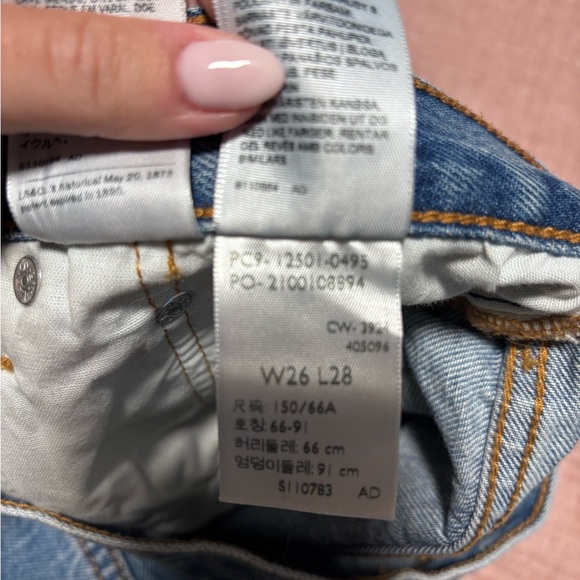 Levi's Women’s 501 Jeans in Classic Blue - Size 26 - Picture 3 of 6